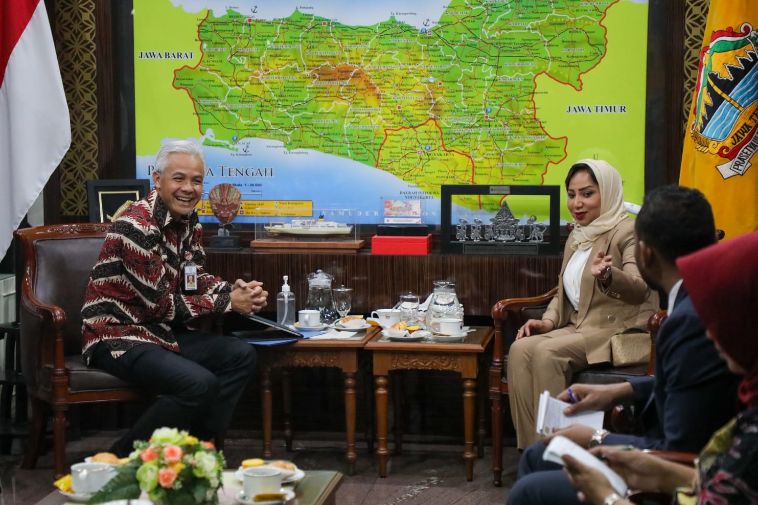 Temui Ganjar, Dubes Qatar Bahas Event Sepeda dan Potensi Kerja Sama Pendidikan