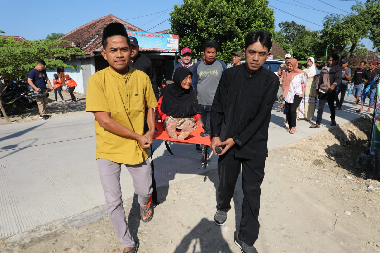 HKB 2023: BNPB Gelar Simulasi Evakuasi Banjir Bagi Warga Blora