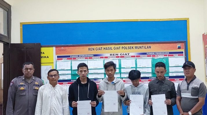 Bermain Petasan Empat Remaja Diamankan Polsek Muntilan