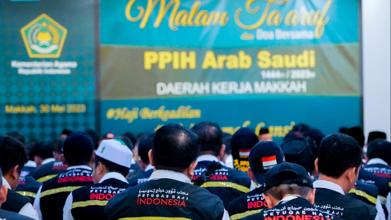 Konsolidasi Kesiapan Petugas, Daker Makkah Gelar Malam Ta'aruf & Doa Bersama