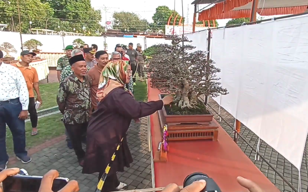 Buka Pameran Bonsai, Bupati Yuni Ajak Masyarakat Menikmati Indahnya Seni Bonsai