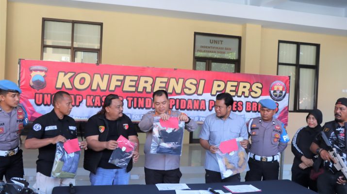 Polres Brebes Bekuk Pelaku Pembunuhan Wanita yang Ditemukan Tewas di Bumiayu