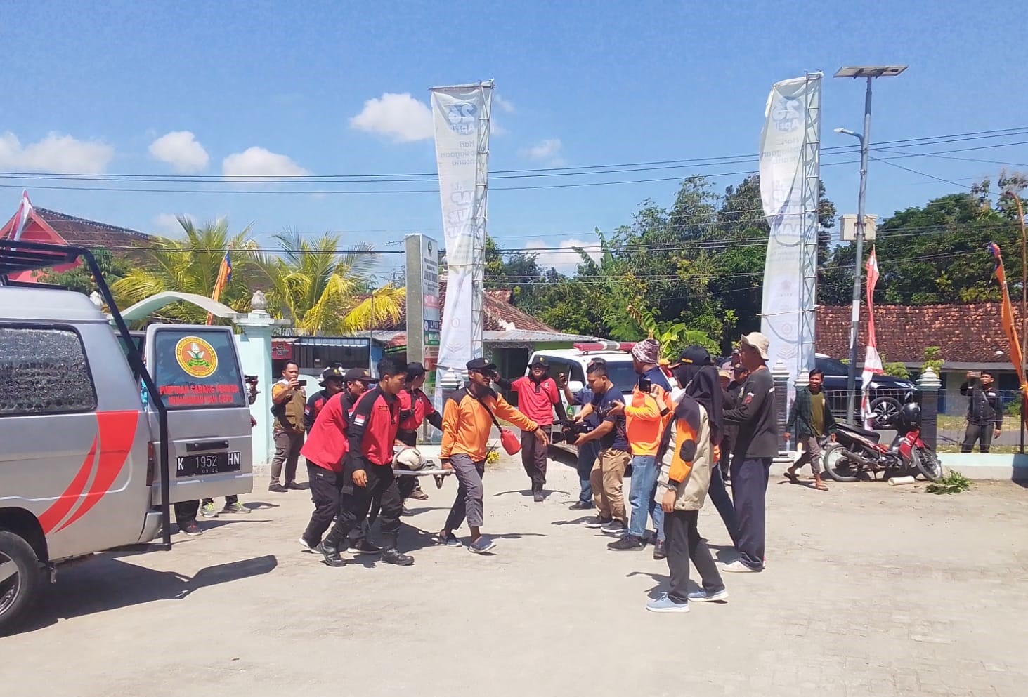 Peringatan HKB 2023, BNPB Gelar Latihan Evakuasi Mandiri di Cepu