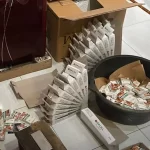 Bea Cukai Kudus saat membongkar peredaran rokok ilegal di Jepara, Senin (15/05) (Foto: Dok Bea Cukai Kudus)