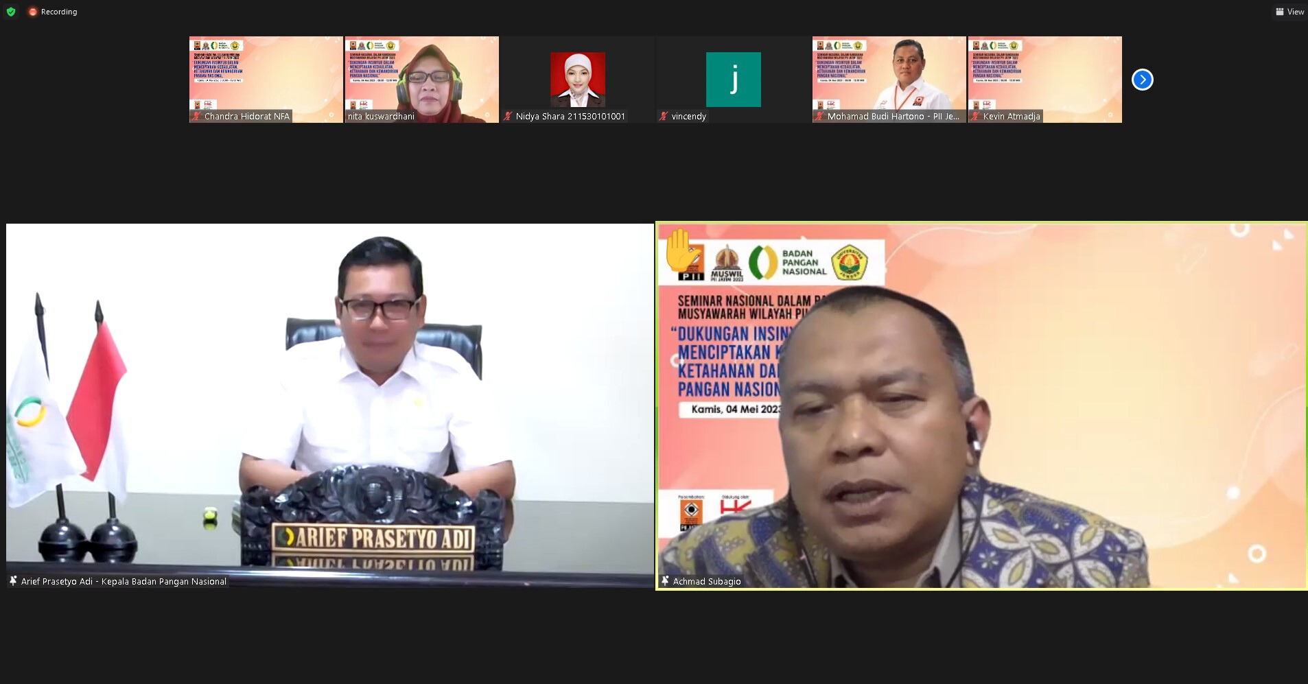 NFA Ajak Para Insinyur Kembangkan Riset dan Inovasi Ketahanan Pangan
