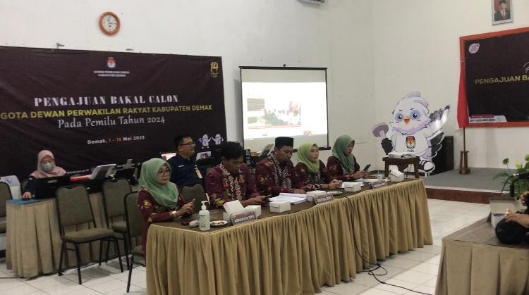 KPU Demak Terima 609 Bacaleg dari 17 Parpol