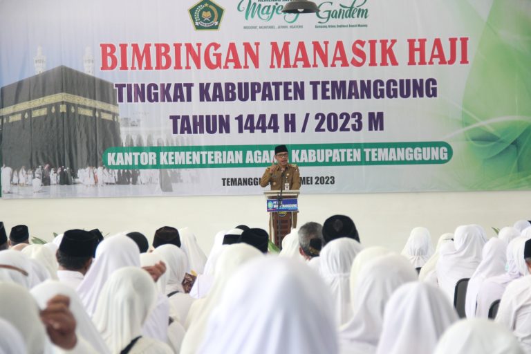631 Calon Jamaah Haji Ikuti Bimbingan Manasik Haji Tahun 1444H/2023 M