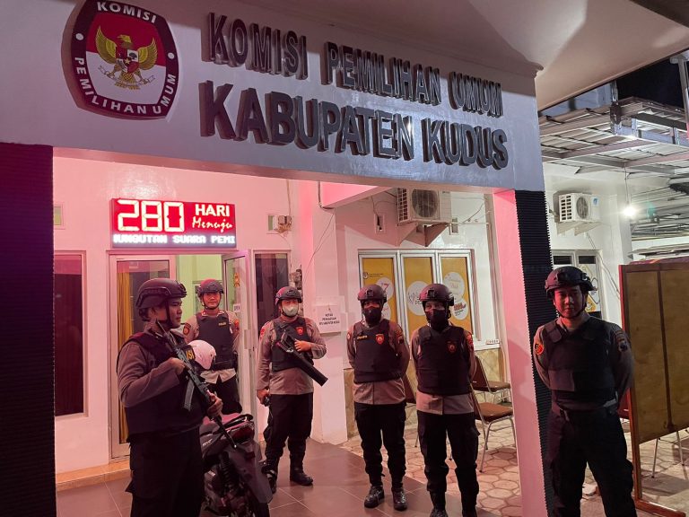Jaga Kondusifitas Jelang Pemilu 2024, Polres Kudus Sambangi KPU