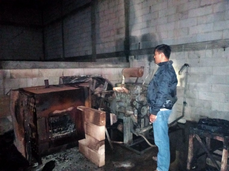 Perangkat Pengering di Gudang Tembakau di Grobogan Terbakar