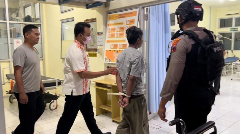 ODGJ Ngamuk, Tim Sparta Sat Samapta Polresta Surakarta Datangi TKP