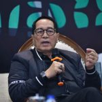 Anggota Baleg DPR RI Firman Soebagyo saat menjadi pembicara dalam Forum Legislasi di Media Center DPR RI, Nusantara III, Kamis (25/05).