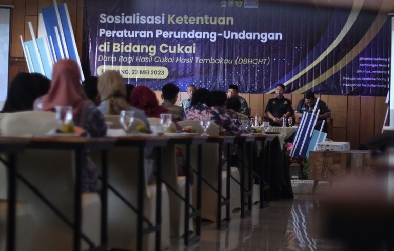 Bea Cukai Kudus Sosialisasikan Peraturan Bidang Cukai kepada Masyarakat Rembang
