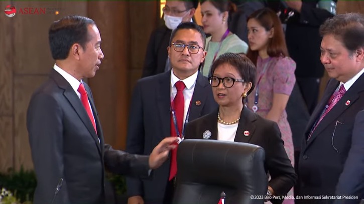 Presiden Jokowi pimpin pertemuan ASEAN dengan ASEAN-BAC, di Labuan Bajo, Rabu (10/05)