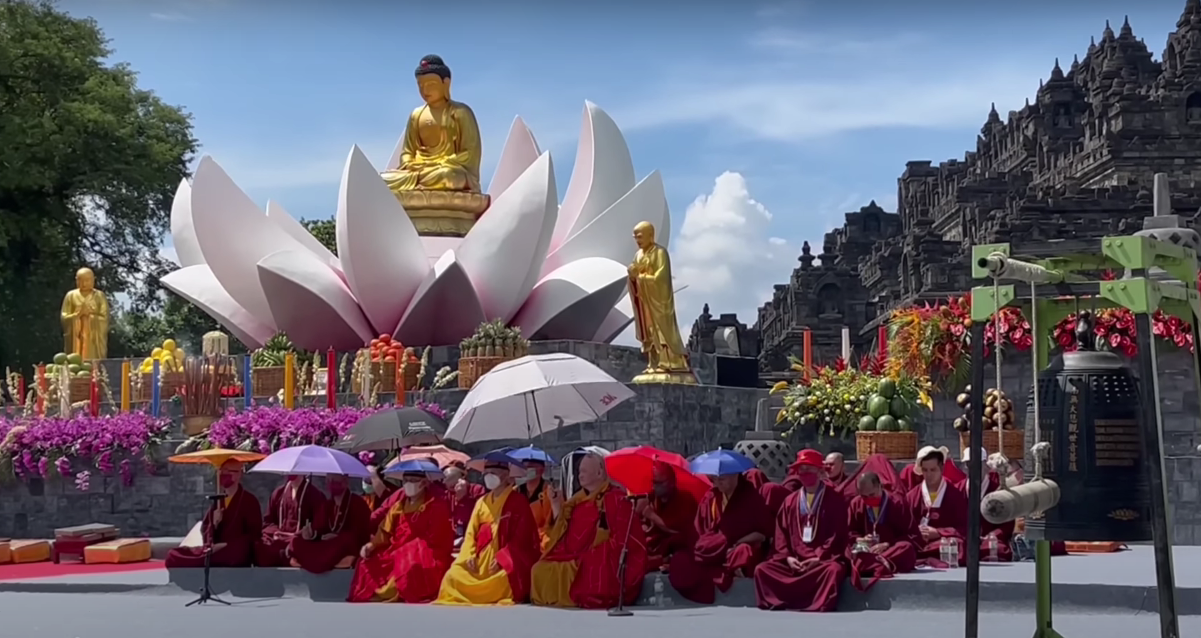 Peringatan Hari Raya Waisak di Candi Borobudur tahun 2022 lalu.