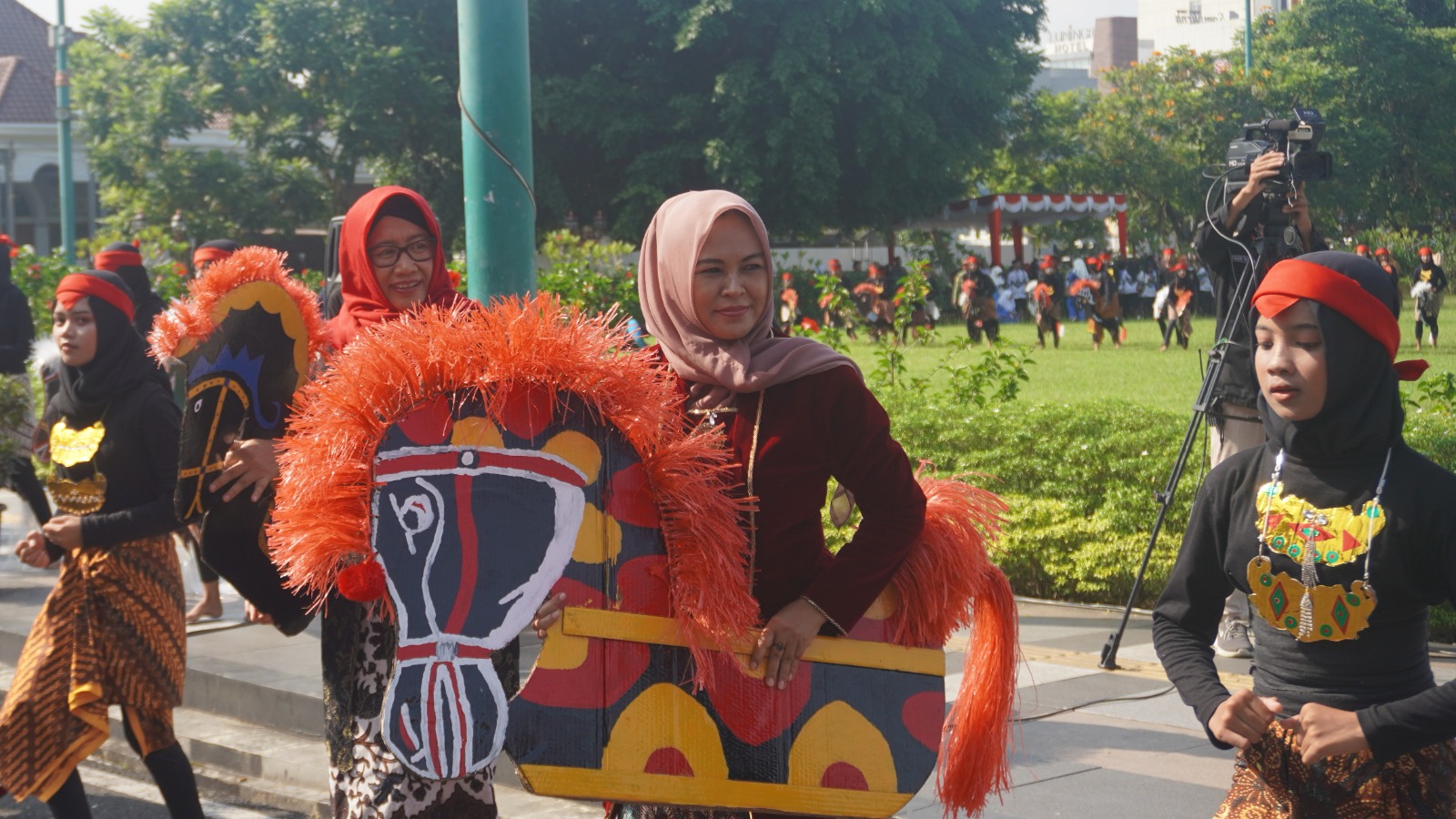 Peringati Hardiknas 2023, Ratusan Pelajar Sajikan Tarian Ebeg Edukasi (Foto: Dok Pemkab Banyumas)