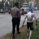Tidak Ada Kapoknya, Polres Grobogan Kembali Tertibkan Manusia Silver