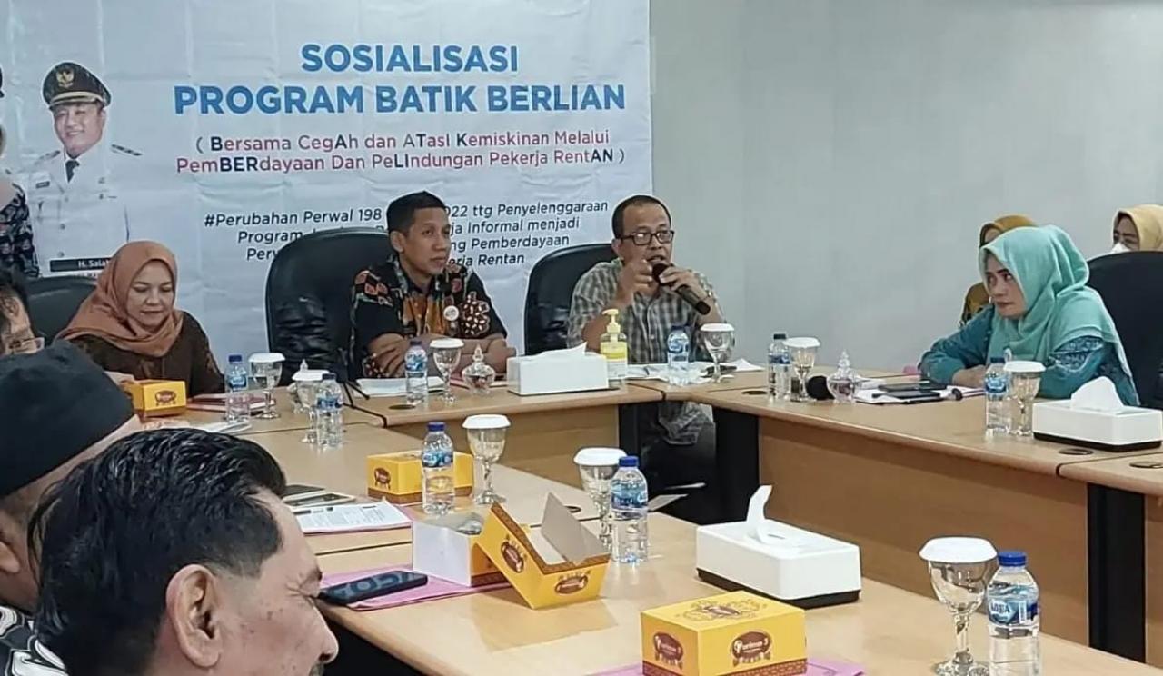 Beri Perlindungan dan Pemberdayaan Pekerja Rentan, Pemkot Inisiasi Program Batik Berlian