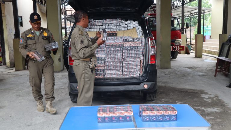 Hentikan Peredaran Rokok Ilegal, 336.000 Batang Rokok Diamankan