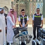 PPIH Terima Bantuan Kursi Roda dari Pengurus Masjid Nabawi