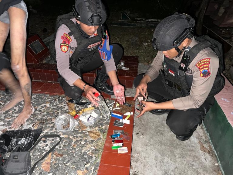 5 Pemuda Diamankan Polisi, Kedapatan Mabuk di Makam, Bawa Obat Terlarang dan Tembakau Gorilla