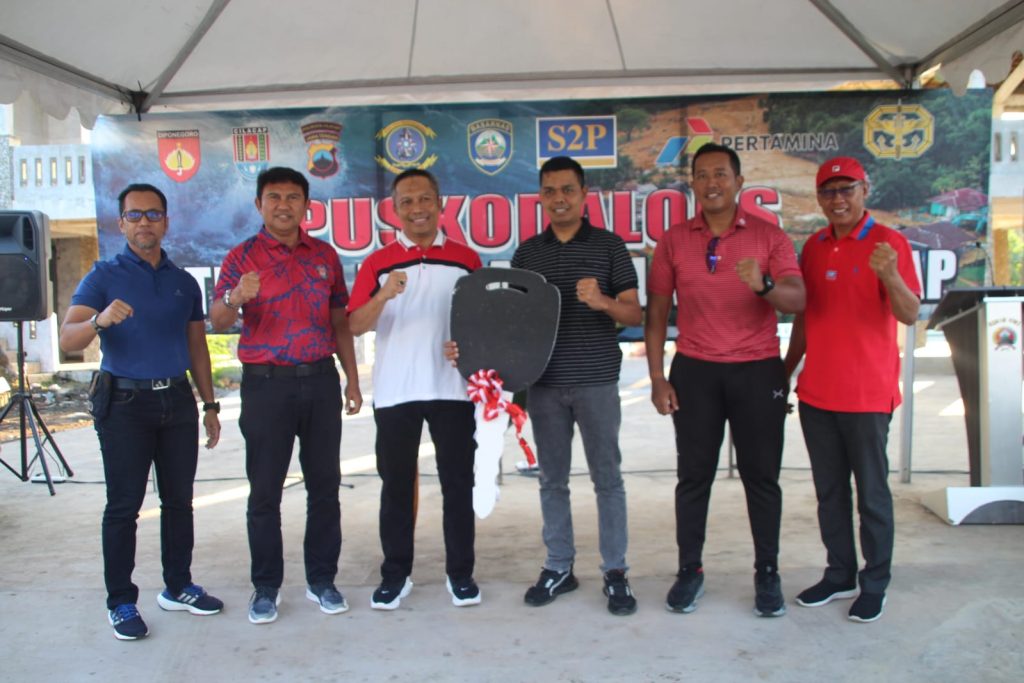 Pemkab dan Kodim 0703/Cilacap Resmikan Posko Mitigasi Bencana di Teluk Penyu