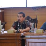 Sekda Jepara Edy Sujatmiko, saat menerima audiensi Koalisi Kawali.