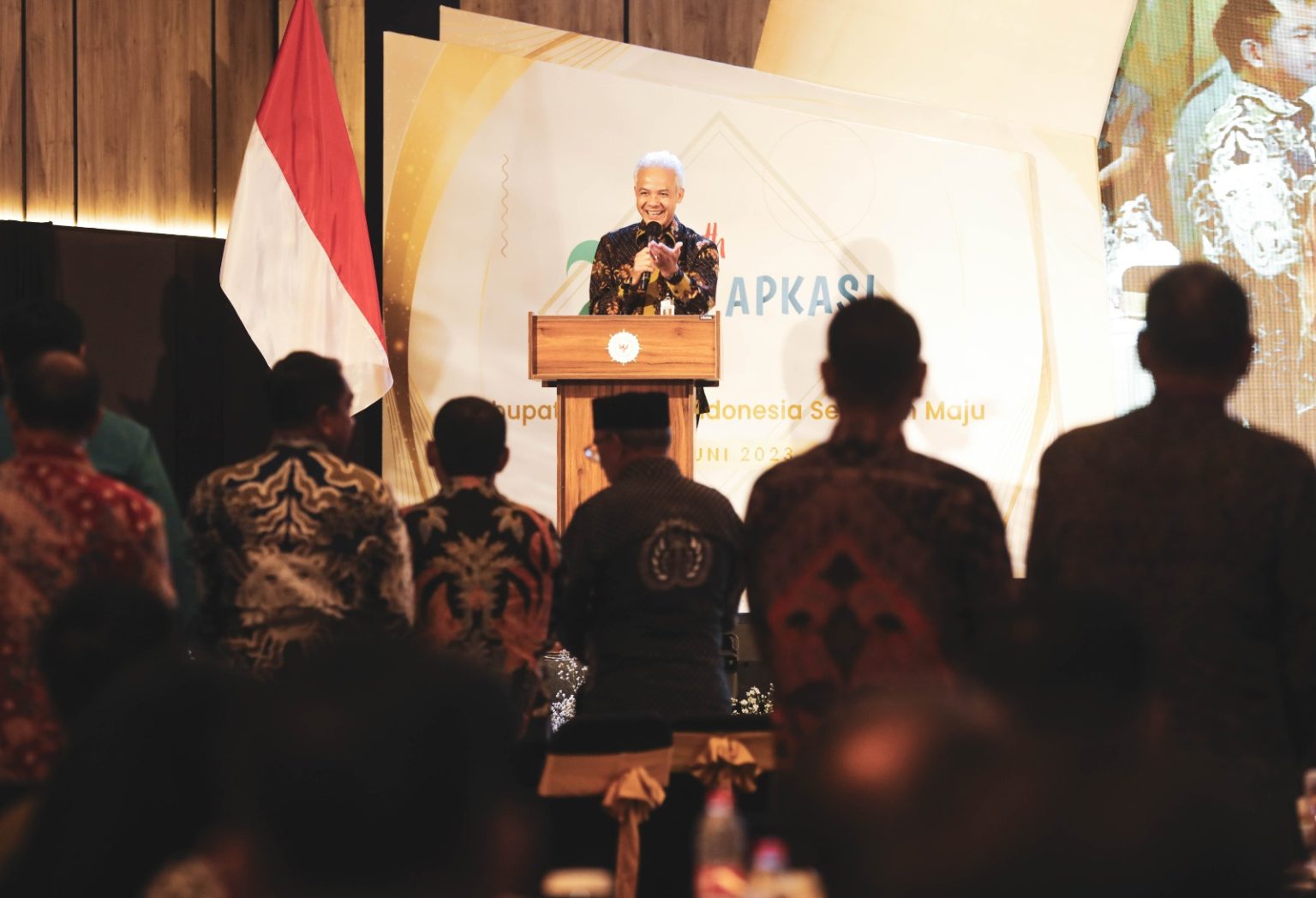 Di Hadapan Bupati se-Indonesia, Ganjar Tekankan Pentingnya Harmonisasi dan Sinkronisasi