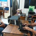 AJS, pelaku TPPO saat pemeriksaan di Mapolres Jepara, Sabtu (10/06)