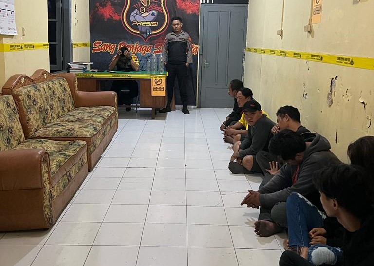 Pesta Miras di Pos Ronda, 7 Pemuda Diamankan Tim Sparta Polresta Surakarta