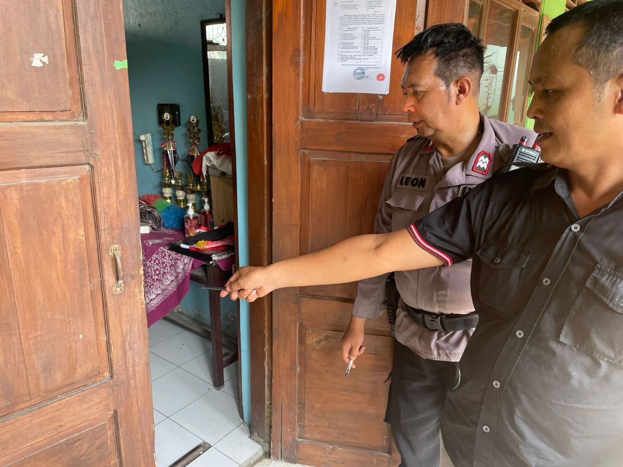 Kantor SDN Purwosuman Dibobol Maling, Peralatan Elektronik Raib, Polisi Turun Tangan