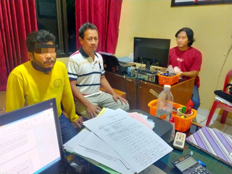 Unit Reskrim Polsek Kedawung Sragen Amankan Pencuri Bahan Plastik Milik CV. Citra Group