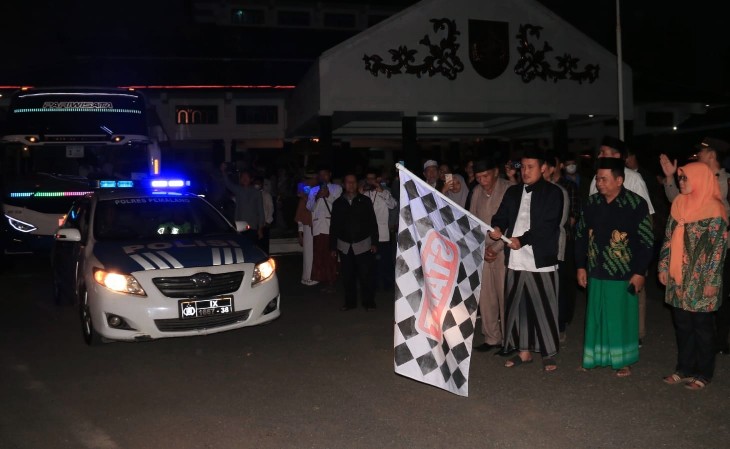 Tiga Kloter Calon Jamaah Haji Asal Pemalang Dilepas Plt Bupati