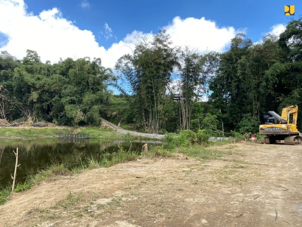 Kementerian PUPR Bangun Embung Gumelem untuk Pasok Pengairan Lahan Irigasi Hortikultura