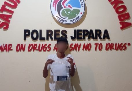 Edarkan Sabu, Seorang Remaja Ditangkap Satresnarkoba Polres Jepara