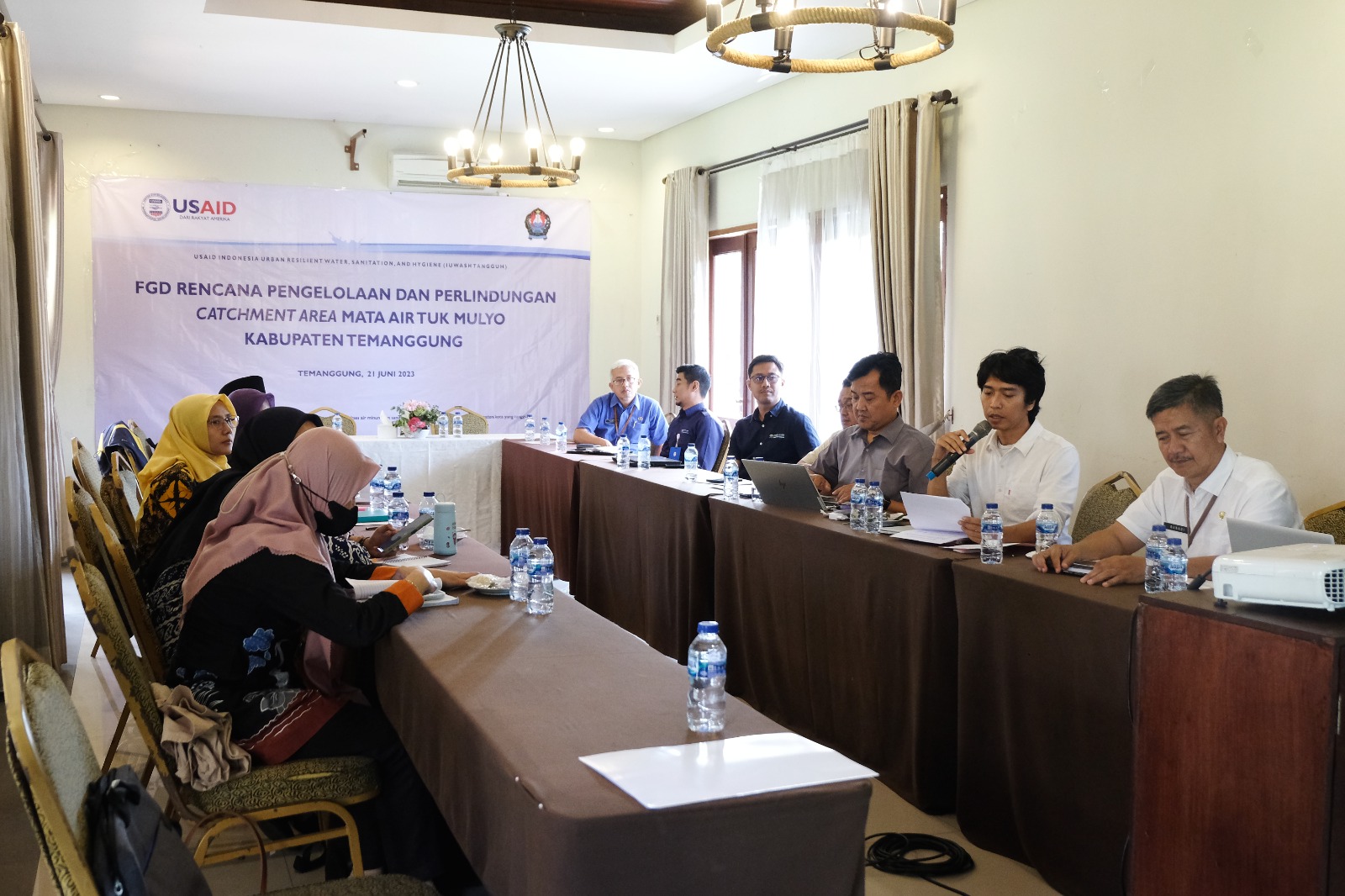 Bappeda Bersama Usaid Iuwash Sepakati Pengelolaan dan Perlindungan Mata Air Tuk Mulyo