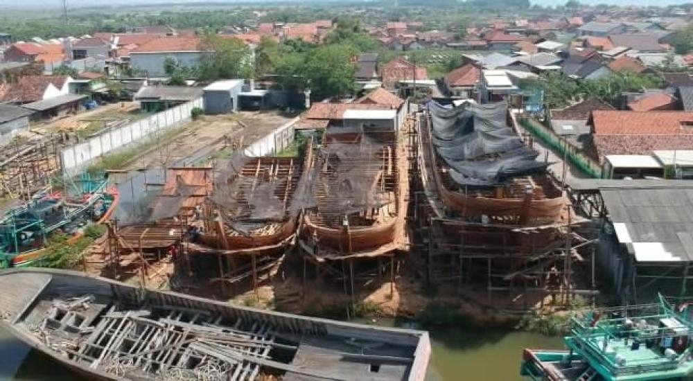 Industri Galangan Kapal di Batang Tersisa 17 Pengusaha yang Bertahan