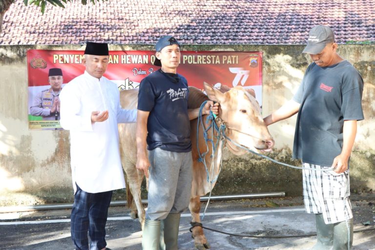 Rayakan Iduladha 1444 H, Polresta Pati Gelar Qurban Polri Presisi