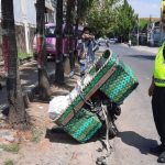 Pengangkut Rongsok Tewas Usai Tabrak Pagar Tembok di Jalan Kiai Telingsing
