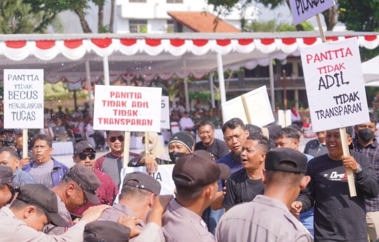 Menjelang Pilkades Gelombang I, Pemkab Klaten Gelar Apel Siaga Pengamanan