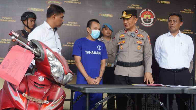 Pelaku Curanmor Diringkus Polres Purbalingga, Seorang Lainnya DPO