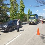 Razia Gabungan, Tak Layak Jalan 49 Truk Kena Tilang