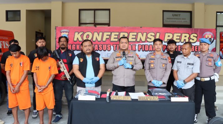 Polres Brebes Bekuk 2 Pelaku Begal Penjual Nasi Goreng di Tanjung