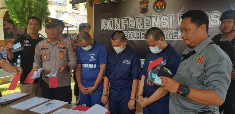 Polres Sragen Bekuk Komplotan Spesialis Pembobol Kartu ATM