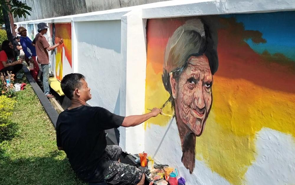 19 Tahun Bapera, Belasan Perupa Pamerkan Karya Mural