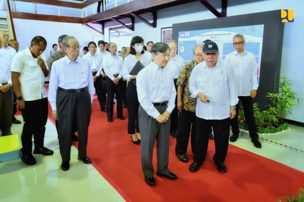 Disambut Menteri Basuki, Kaisar Jepang Naruhito Kunjungi Balai Teknik Sabo di Yogyakarta