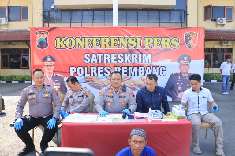 19 Orang Jadi Korban, Polres Rembang Ringkus Pelaku Kejahatan TPPO