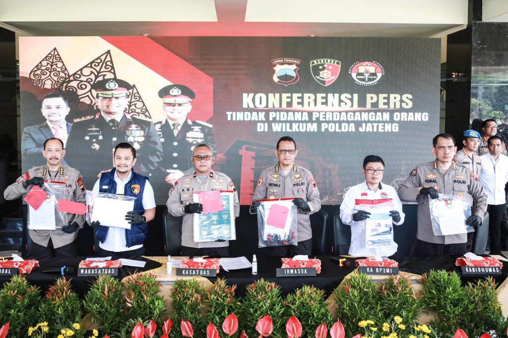 Ungkap 26 Kasus TPPO, Polda Jateng Tahan 33 Tersangka