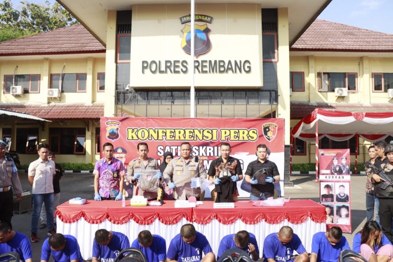 Keroyok Pelajar Hingga Tewas, 10 Remaja Rembang Diamankan Polisi