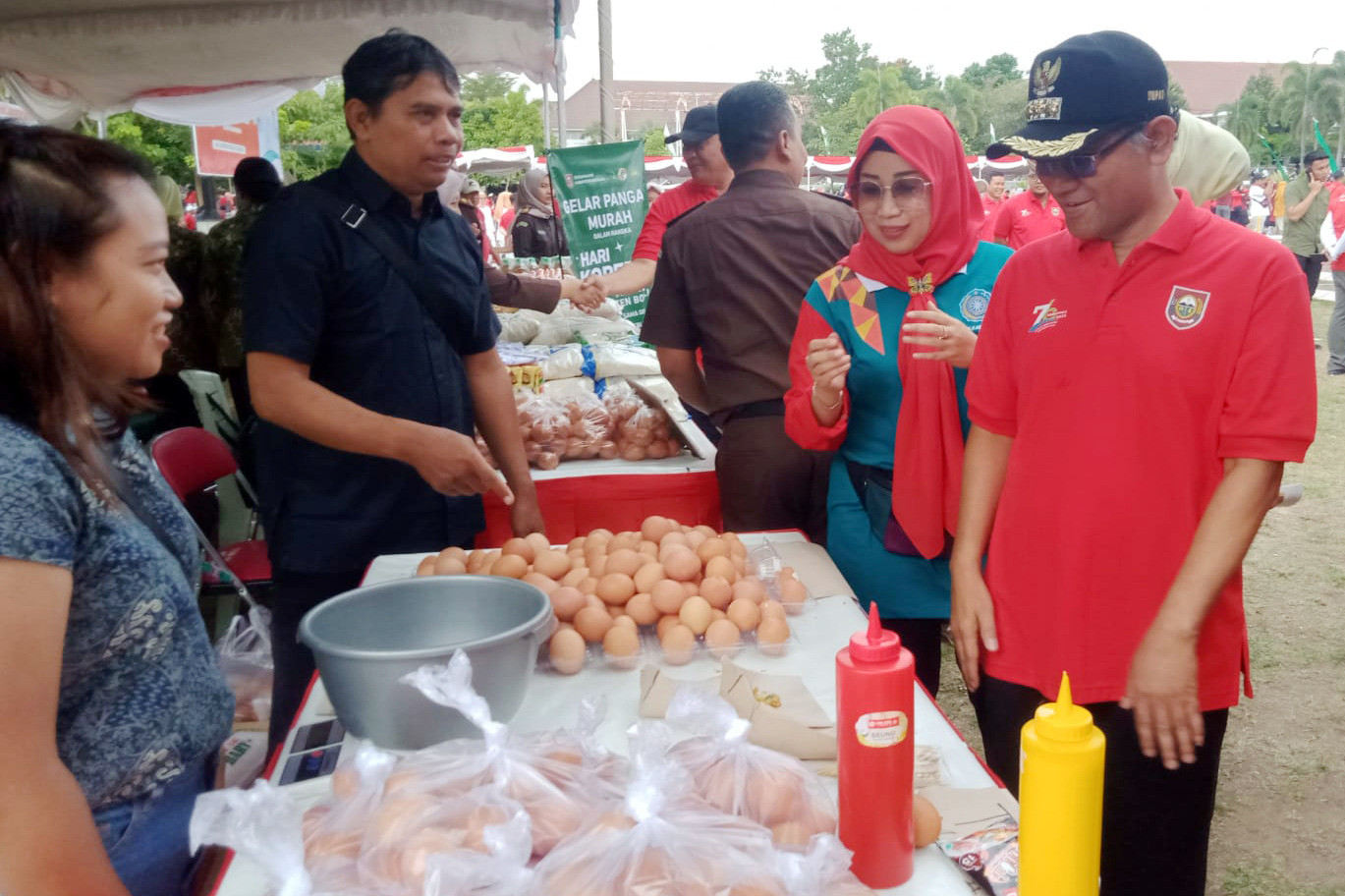 Petelur Boyolali Bersatu Meriahkan Bazar Hari Koperasi Nasional Ke–76