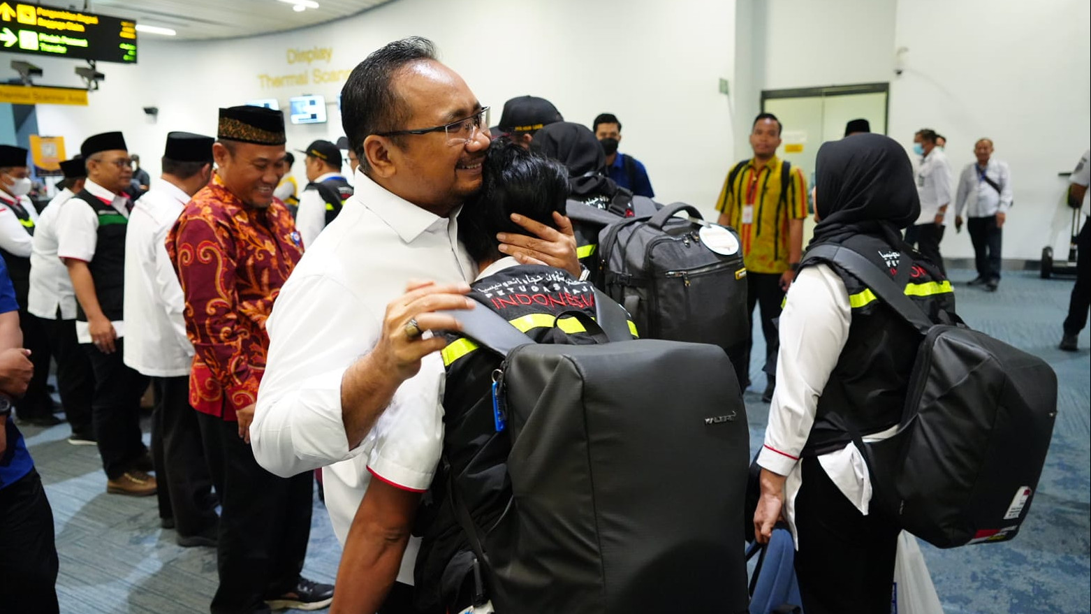 Sambut Kepulangan Petugas Haji, Menag: Terimakasih Sudah Bekerja Melebihi Ekspektasi
